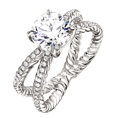 Обручальные кольца, на фото кольцо david yurman